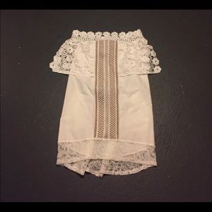 💯% Authentic Self Portrait white dress (NWOT)